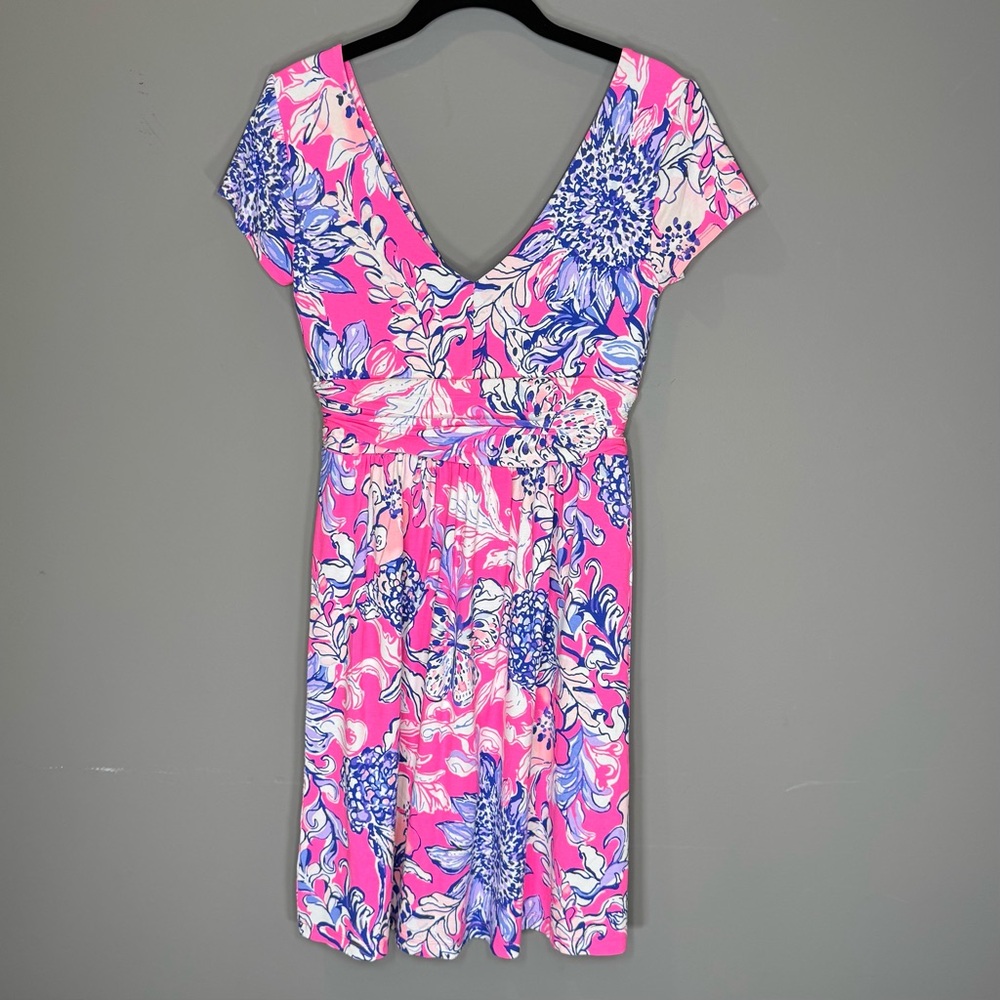 NWT Lilly Pulitzer Winslow Dress Pink Tropics Sun Drenched Size Small, S - Picture 2 of 13